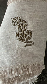 SERVILLETA LEOPARDO 45X45