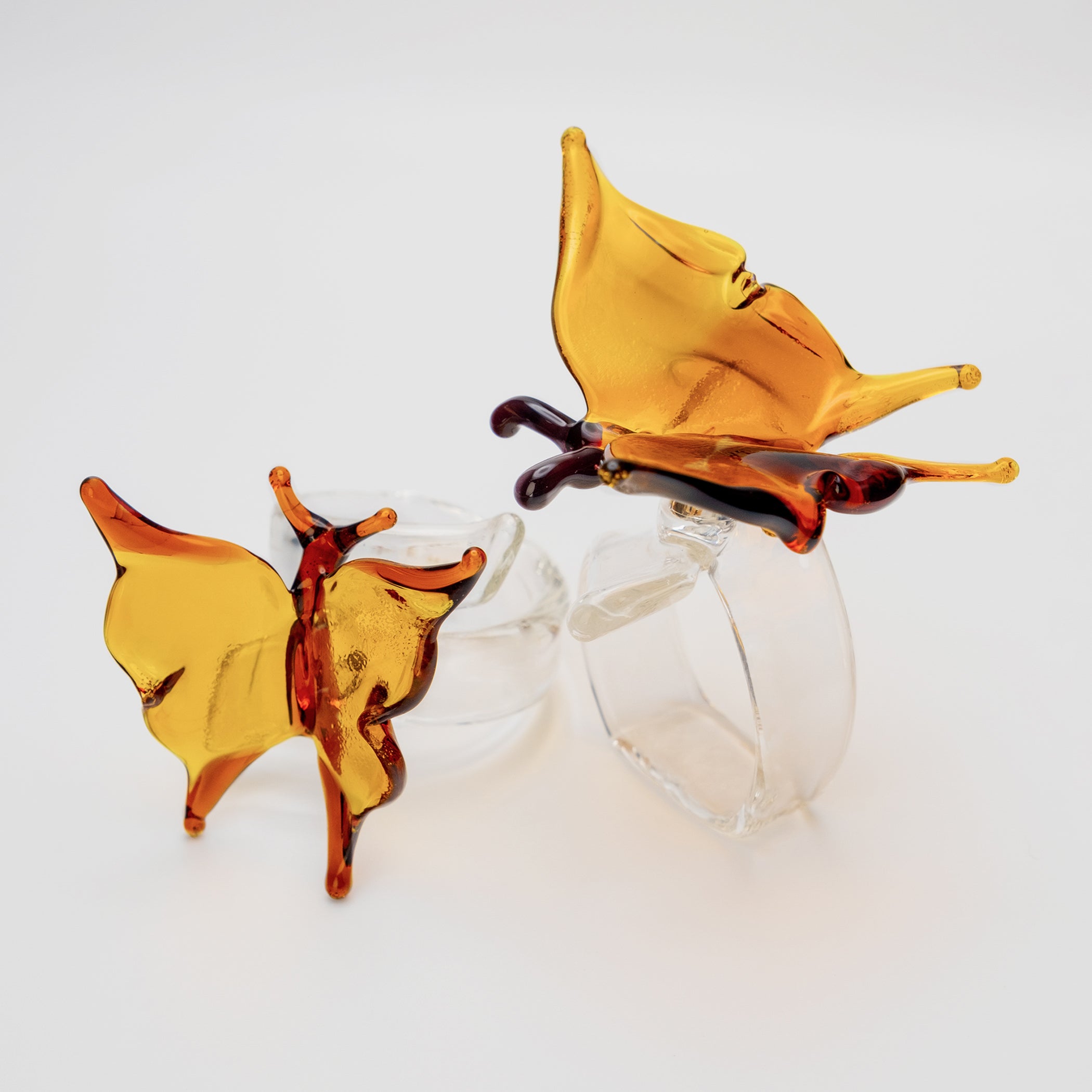 Servilletero Vidrio Ambar x8 - Franca Home