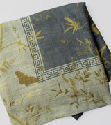 MANTEL FIDENZA PAJAROS VERDE MEDIUM